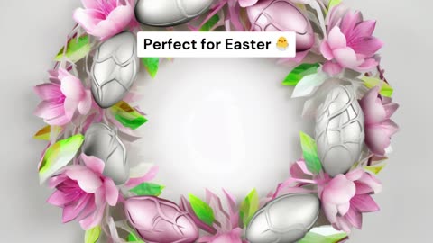 Easter Wreaths Stickers 🌼