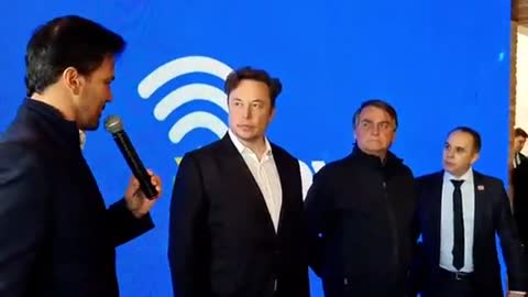 Elon Musk connecting the Amazon via satellite.