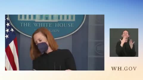 Psaki walks away as Newsmax's Emerald Robinson once again tries to ask her a question
