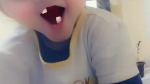 Funny Child without a tooth, but a lie 😂😂🥰🥰🥰