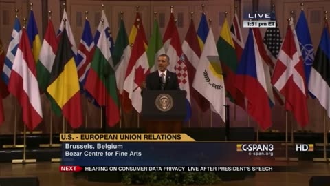 MARCH 26, 2014 U.S.-European Union Relations w/Barrack Hussein Obama