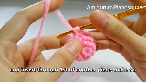 Crochet Heart Tutorial for Beginner | easy and fast step by step video