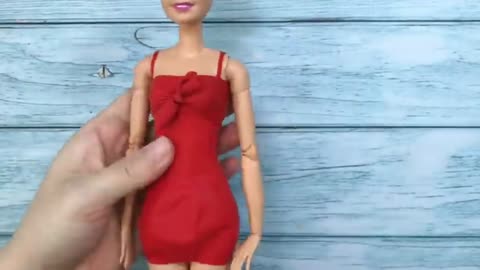 Doll dress with baloon
