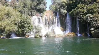 Magnificent waterfall in Croatia.