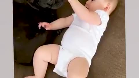 Babies and Dogs are best friends 😍 funny videos | cute