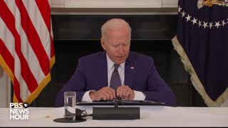 Geriatric Joe Fails To Enunciate Coherent Sentence, Despite Preparation