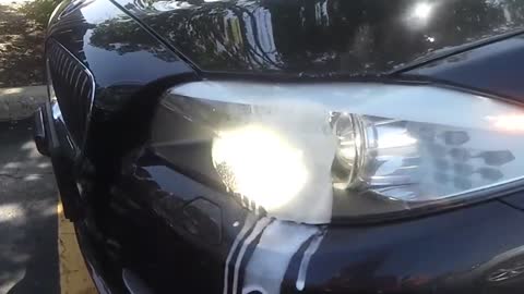 Satisfying Car Headlights Washing Compilation