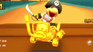 Mario Kart Tour - GBA Cheep-Cheep Island R Gameplay