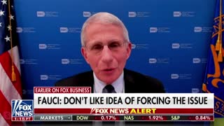 Fauci LIES, Says He "Never Liked The Idea Of Forcing" Mandatory Vaccinations