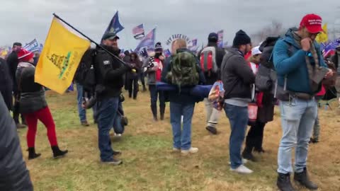 Save America March: Walking Towards the Washington Monument