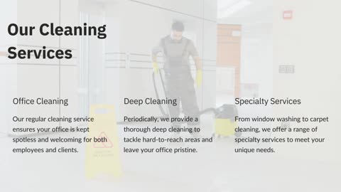 Your Trusted Office Cleaning Service | Good Cleaner