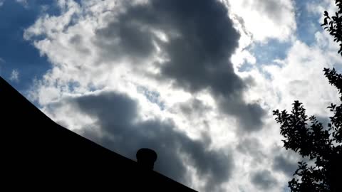 Time-lapse of Morning Clouds passing over the Sun