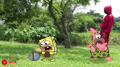 Spongebob and Giant Dinosaur Adventures in Prehistory _ Spongebob in Real Life _ Funny Animation