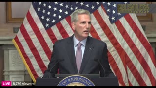 Kevin McCarthy: "I will not run for Speaker again"