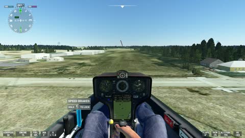 Landing in a glider