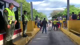 manifestaciones en el Peaje de Rionegro