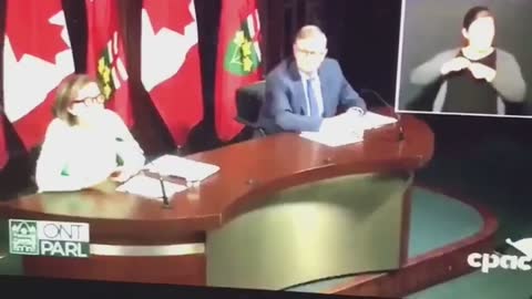 ONTARIO Chief Medical Officer Dr. Yaffe exposed for just following her script.