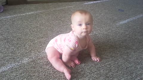 Haley sits up for the first time