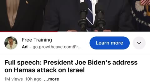 "Biden" and more Optics with Israel, October 10, 2023