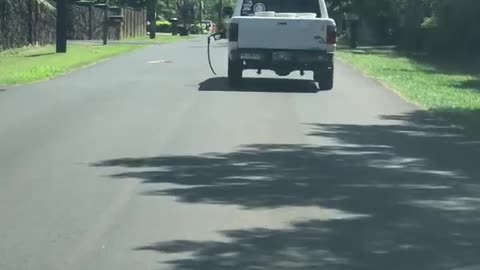Car Takes Gas Pump for a Drive