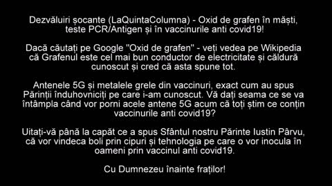 Dezvăluiri șocante - Oxid de grafen în măști, teste PCR/Antigen și mai ales în vaccinurile anti covid19!