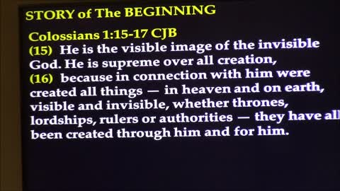 In The Beginning God