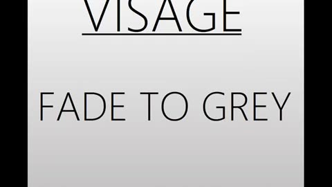 Visage - Fade To Grey (David R. Fuller Mix)