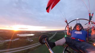 Sunset Flight at East Troy Airport, 20JUL20