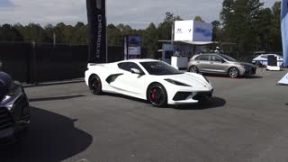 New Corvette on display at Road Atlanta