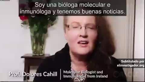 Dolores Cahill inmunologa hablando de LO INUTIL DE CUARENTENAS