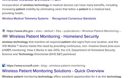 Wireless Telemetry Devices and Frequency FDA RECEIPTS!