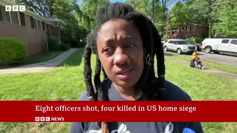 Charlotte shooting: Four police officers killedin North Carolina home siege | BBC News