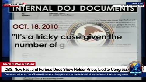 CBS: New Fast and Furious Docs Show Holder Knew, Lied to Congress (But Trump is Hitler!)