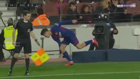 Coutinho lesión vs Alaves