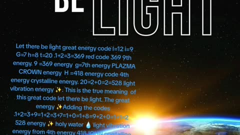 Let there be light energy code
