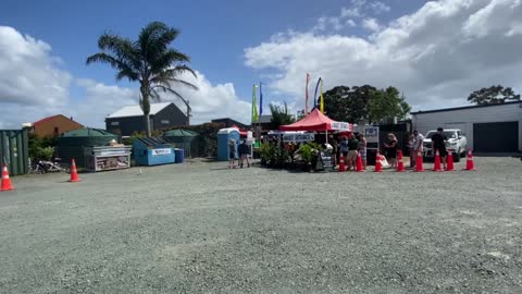 Checkpoint in Mangawhi Market