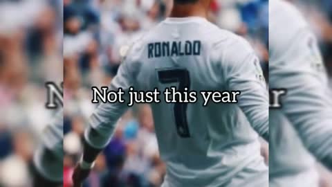 Cristiano Ronaldo: I Am Always The Best.