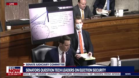 Senators question tech leaders about election security