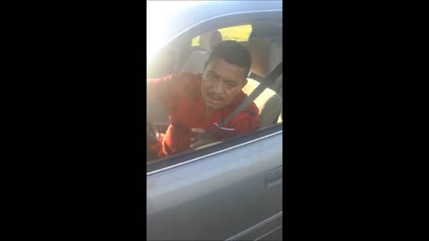 Civilian pulls over drunk driver - takes away his keys!