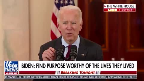 Joe Biden gets deep in plea to nation, embarrasses himself and the nation instead