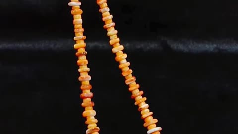 Orange spiny oyster and Natural turquoise free-shape pendant simple necklace for making Jewelry