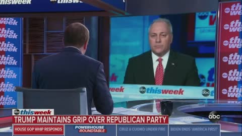 Steve Scalise Refuses To Blame Trump For Capitol Riot When Pressed By Jon Karl