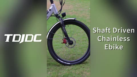 No chain dropping anymore~shaft driven chainless bicycle