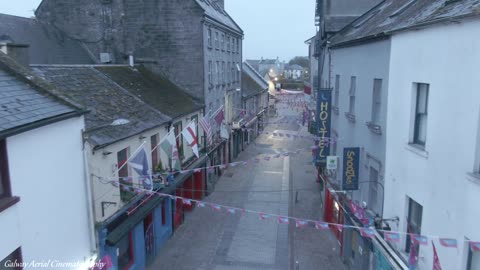 Main Streets Of Galway City Empty
