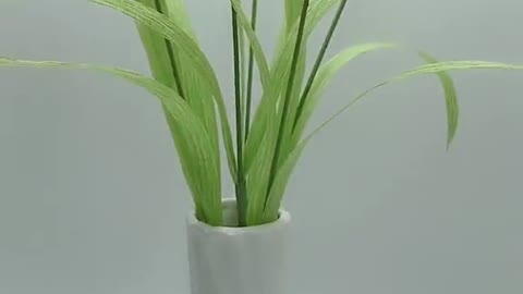 Dogtail grass made of paper is so beautiful