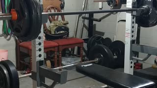 275 lb * 1 rep bench press