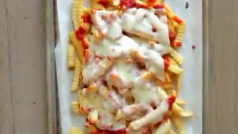 Quick Cook~ Homemade Cheesy Fries