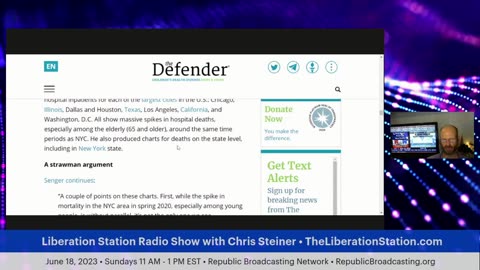 LIVE June 18, 2023 Liberation Station Radio Show with Chris Steiner (TheLiberationStation.com)