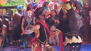 Mask dance traditional of java indonesia