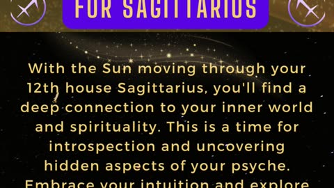 SAGITTARIUS - Mystical Intuition & Self Awareness